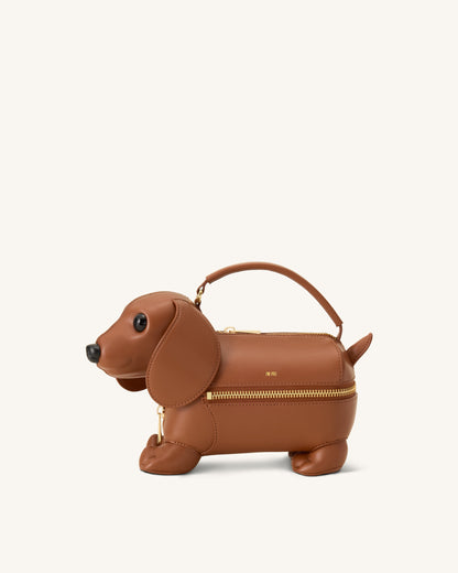 Emilia Dog-Shaped Bag - Brown