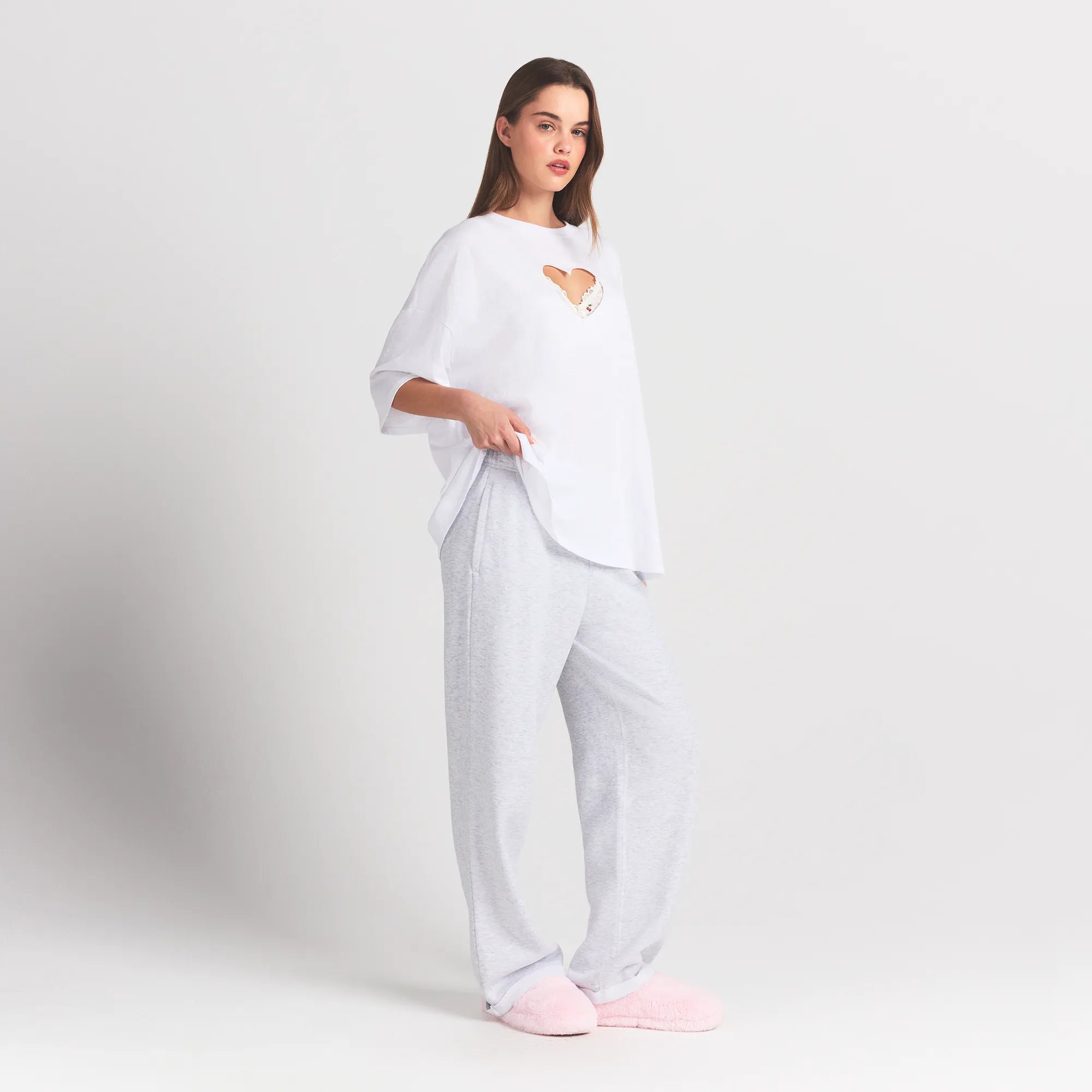 Worn in Jersey Heart Oversized T-shirt