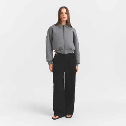 Neoprene Outerwear Reversible Bomber Jacket