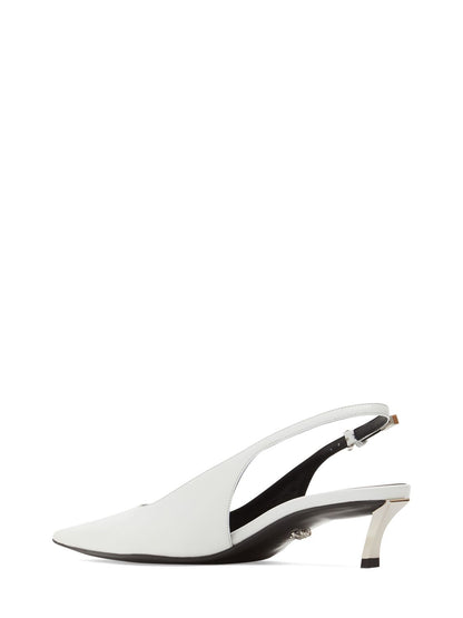 Versace Versace 40mm Leather slingback pumps - Size: UK 3 Heels | Shop From The Mirage