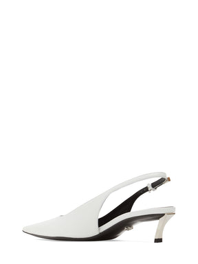 Versace 40mm Leather slingback pumps