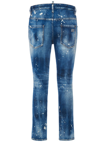 Dsquared2 Dsquared2 Skater fit cotton denim jeans - Size: 34 Jeans | Shop From The Mirage