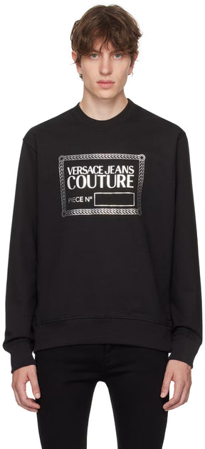 Black Piece Number Sweatshirt