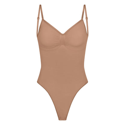 Seamless Sculpt Low Back Thong Bodysuit