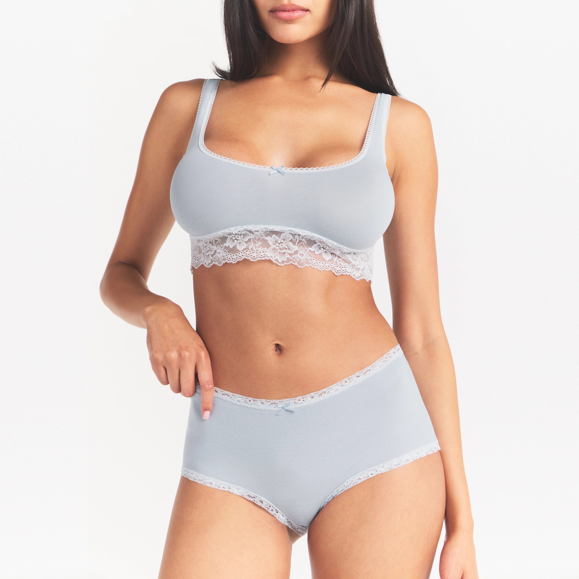 Lightweight Cotton Lace Boy Short