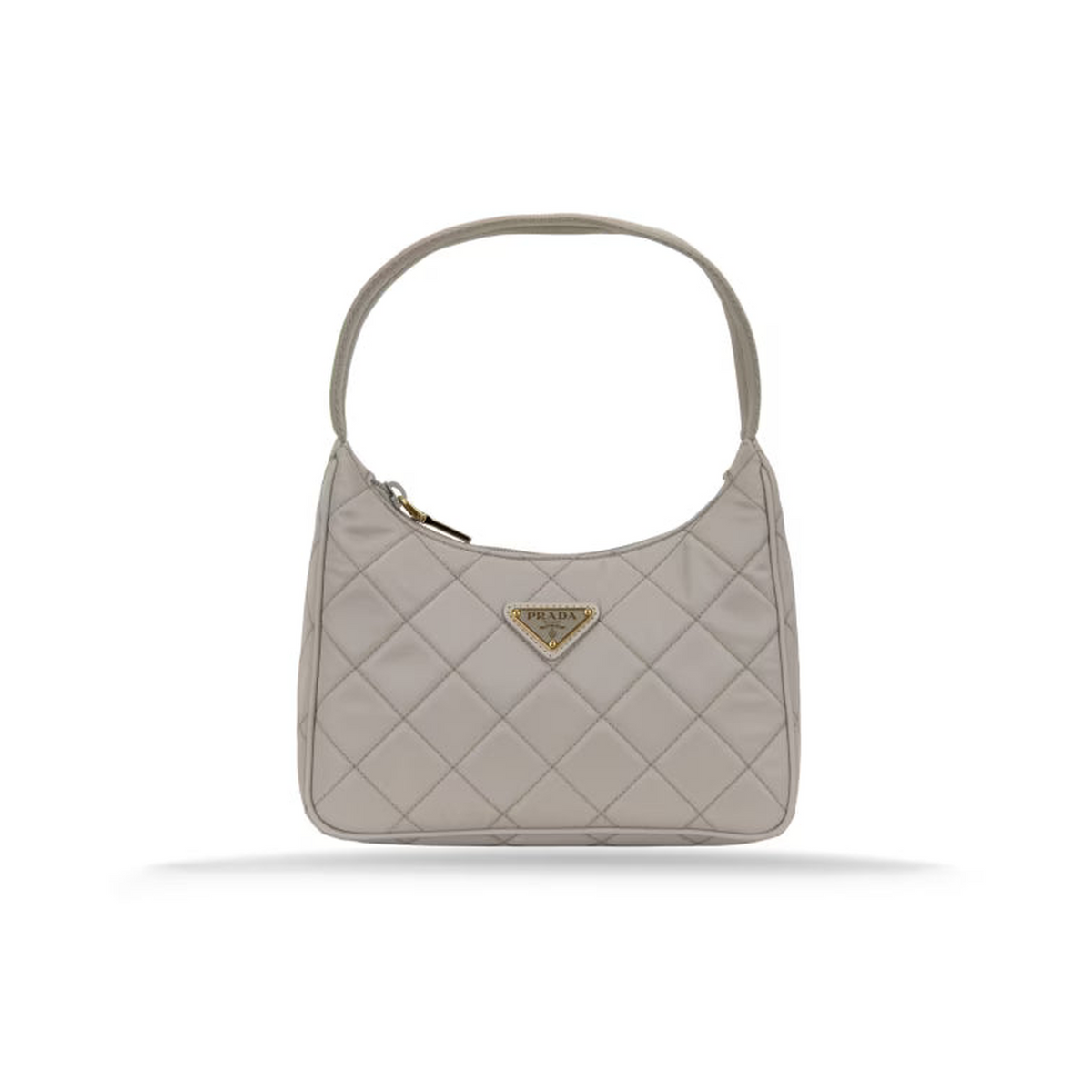 Fabric Handbag with Zipper Closure
