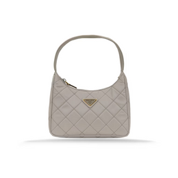 Fabric Handbag with Zipper Closure
