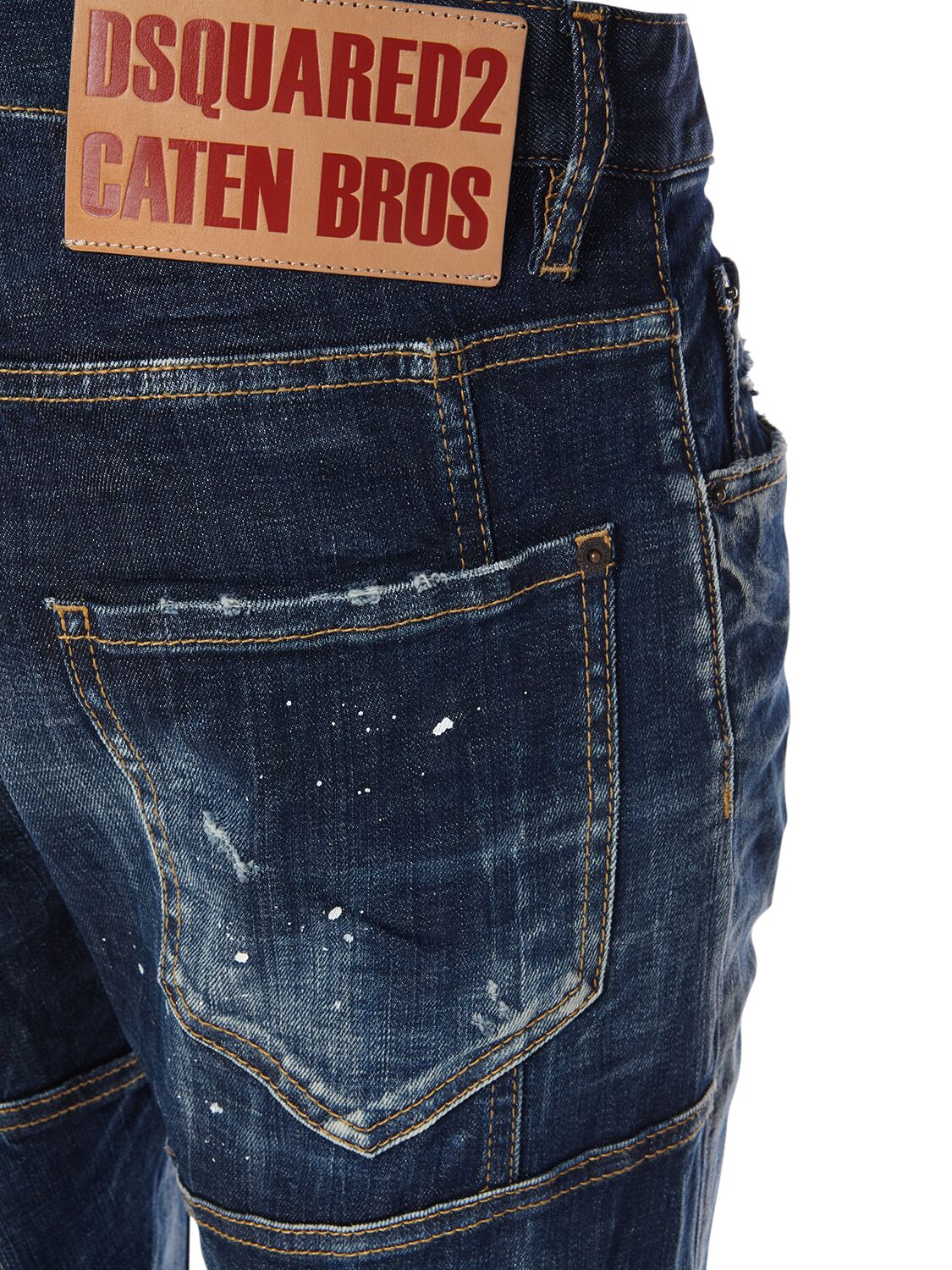 Dsquared2 Dsquared2 Tidy Biker fit cotton denim jeans - Size: 32 Jeans | Shop From The Mirage