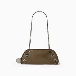Falabella Bowling Shoulder Bag in Eco Shaggy Deer