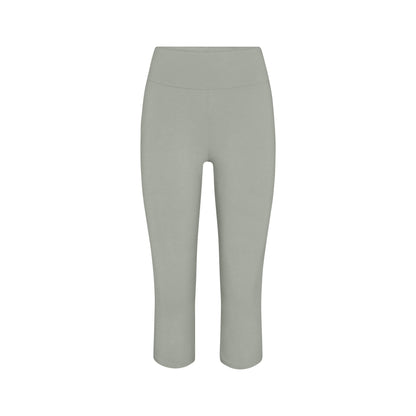 Cotton Jersey Foldover Capri