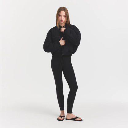 Neoprene Outerwear Reversible Bomber Jacket
