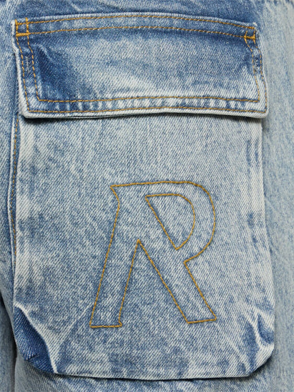 Represent Represent R3CA denim cargo jeans - Size: 31 Jeans | Shop From The Mirage