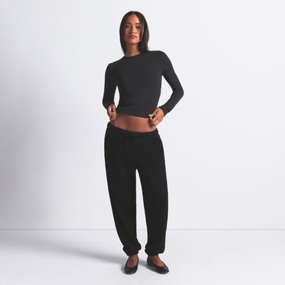 Cotton Jersey Long Sleeve T-shirt