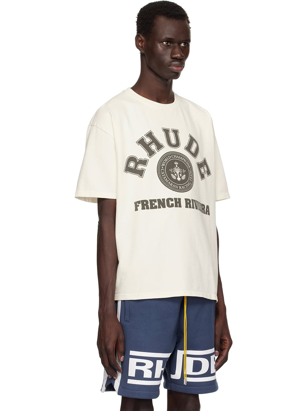 Rhude French Riviera T-Shirt in White