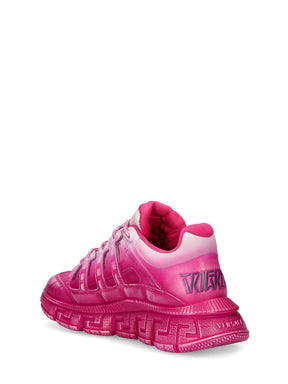 Versace Tri Greca logo print sneakers