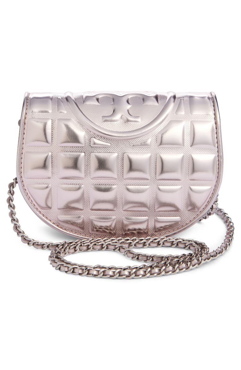 Fleming Metallic Square Quilt Mini Crossbody