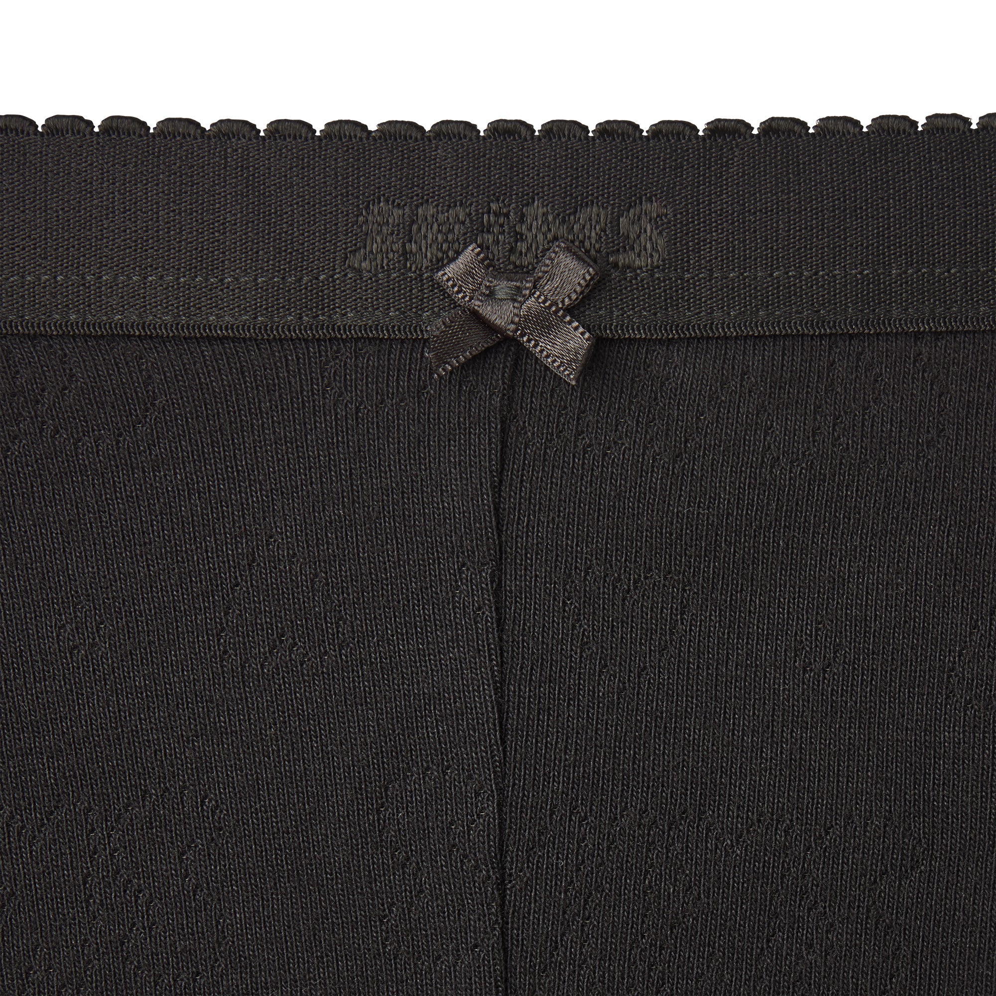 Logo Pointelle Micro Skort