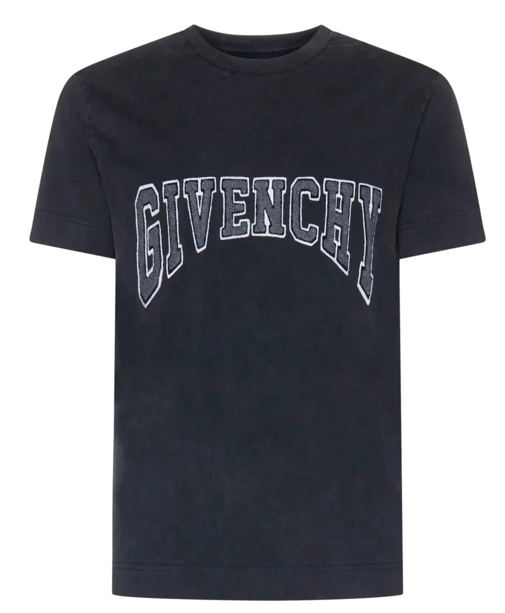 Givenchy Embroidered Logo  Patch T-Shirt in  Black