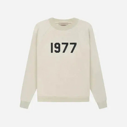 FEAR OF GOD ESSENTIALS 1977 WHEAT SWEATSHIRT