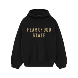 Fear of God Essentials Fleece Hoodie Black
