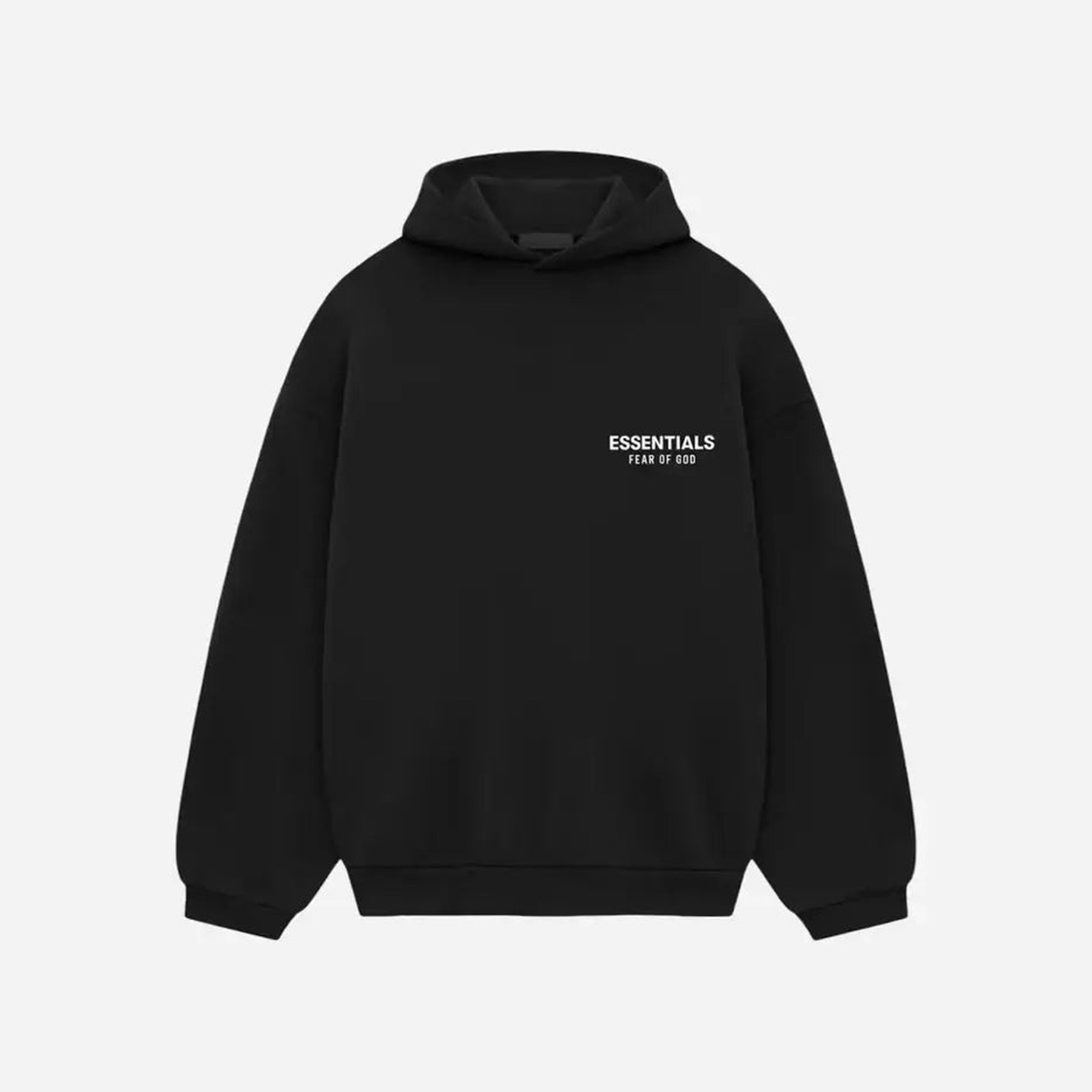 Fear of God Essentials Fleece Hoodie (FW24)Black
