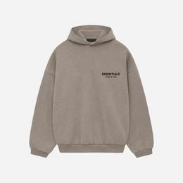 Fear of God Essentials Fleece Hoodie (FW24)Heather Gray
