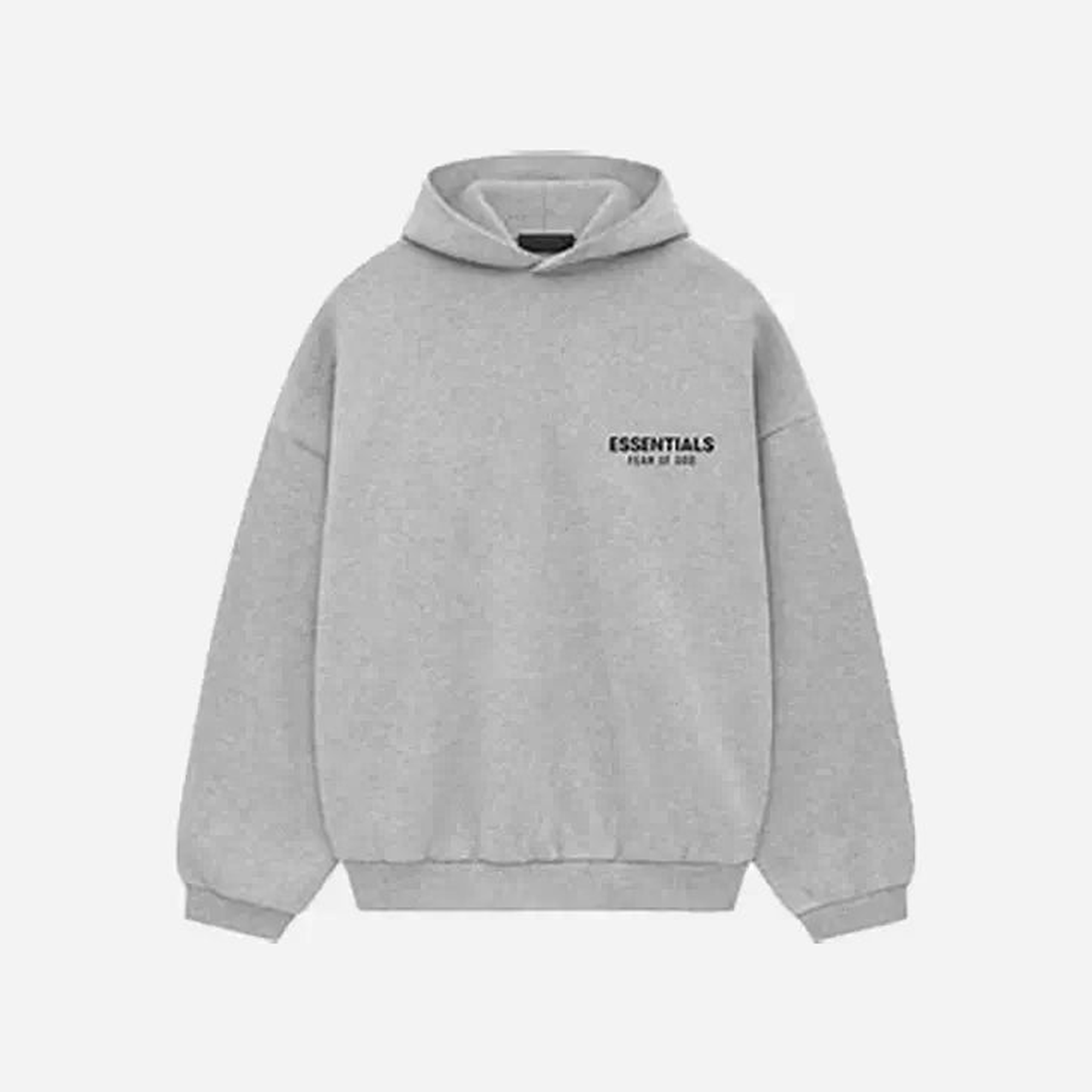 Fear of God Essentials Fleece Hoodie Light Heather Gray FW24
