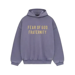 Fear of God Essentials Heavy Fleece Fullzip Hoodie Lavender