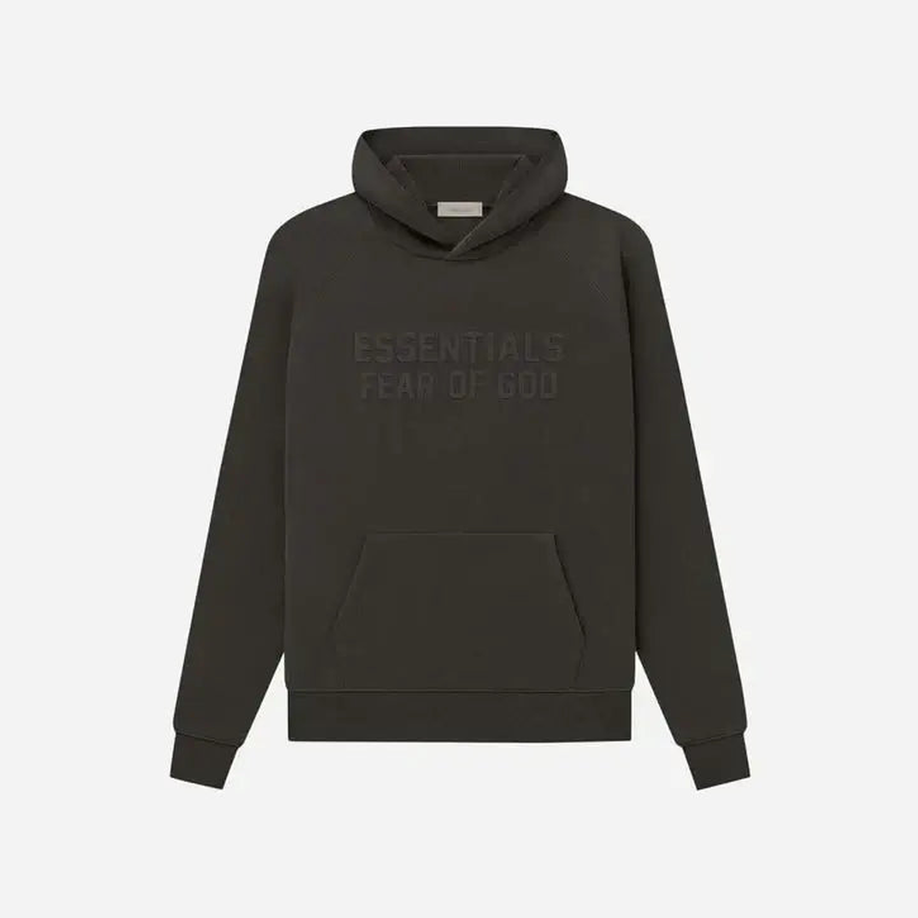 FEAR OF GOD ESSENTIALS HOODIE SS23 - OFF-BLACK