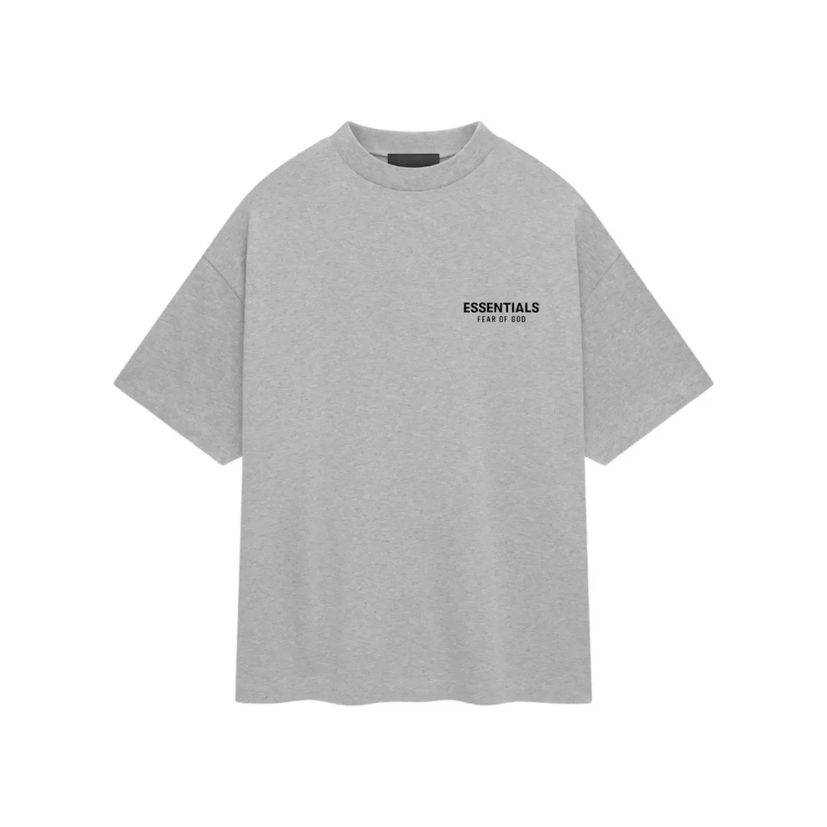 Fear of God Essentials Jersey Crewneck T-Shirt Light Heather Grey