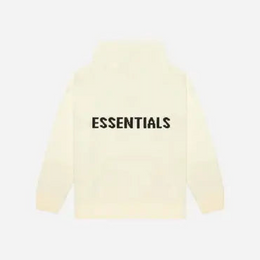 FEAR OF GOD ESSENTIALS KNIT HOODIE (FW20)CREAM