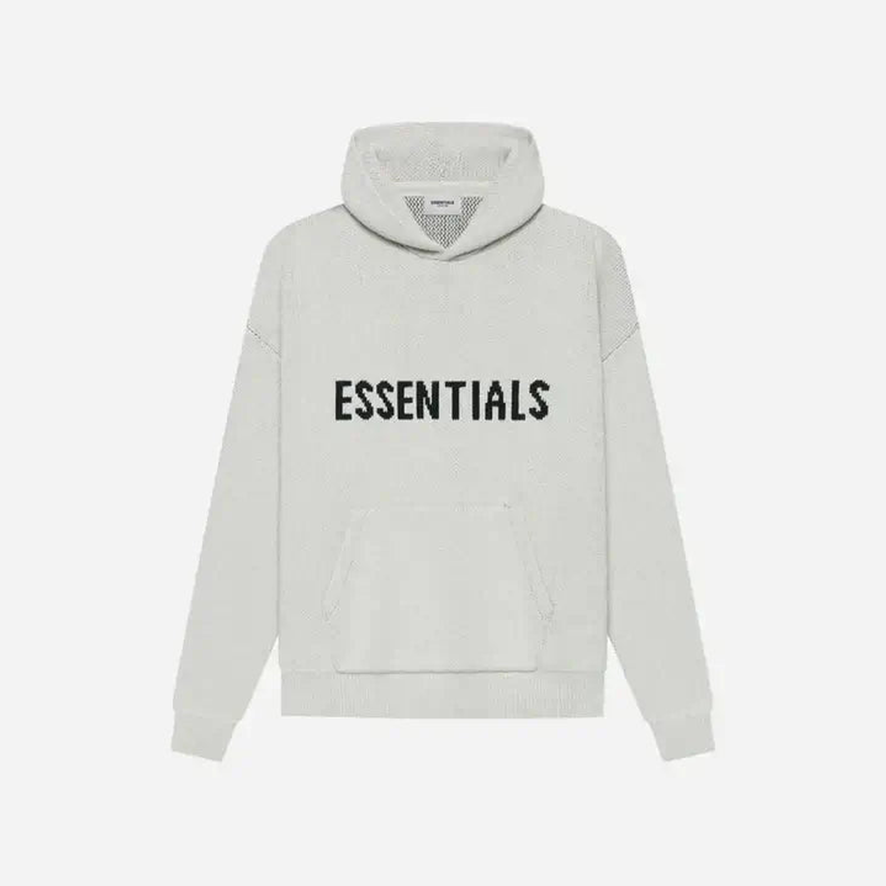 Fear of God Essentials Knit Pullover Hoodie (SS21) Light Heather Oatmeal