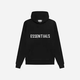 FEAR OF GOD ESSENTIALS KNIT PULLOVER HOODIE (SS21)BLACK