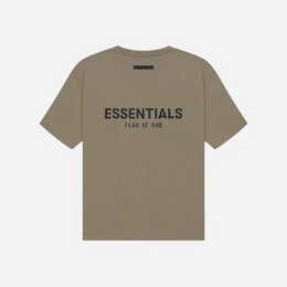 FEAR OF GOD ESSENTIALS SS20 TAUPE SHORT SLEEVE T-SHIRT