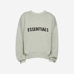 FEAR OF GOD ESSENTIALS X KNIT SWEATER BUTTERCREAM