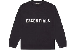 Fear of God Essentials Knit Sweater 'Dark Slate/Stretch Limo/Black'