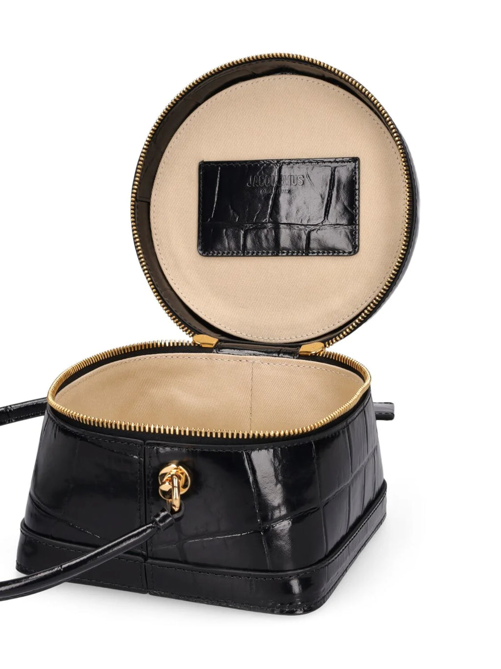 Jacquemus Jacquemus Le Vanito croc embossed leather bag - Bags | Shop From The Mirage