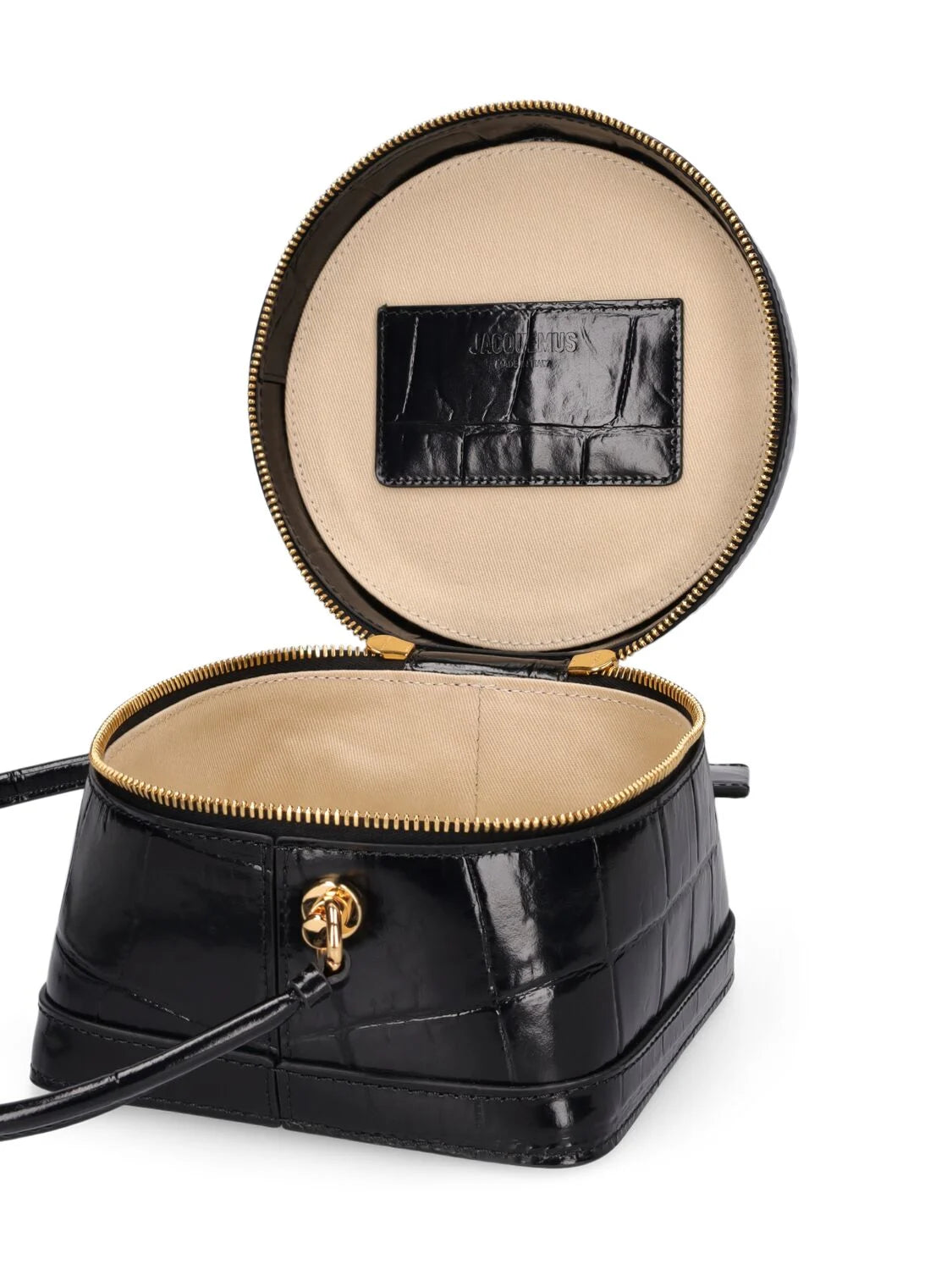 Jacquemus Jacquemus Le Vanito croc embossed leather bag - Bags | Shop From The Mirage