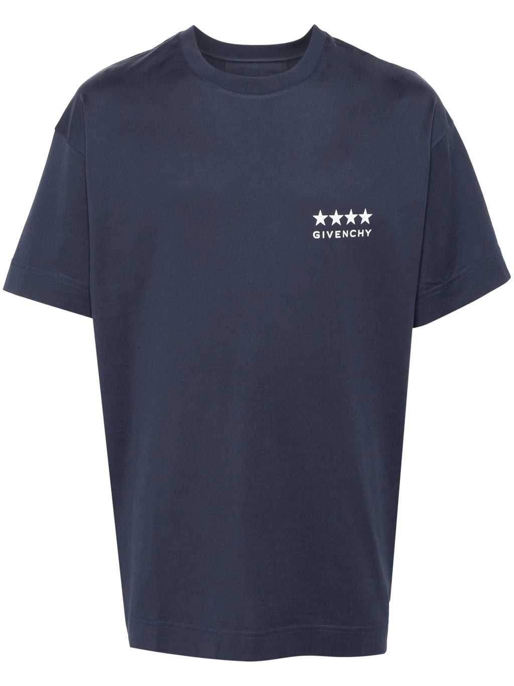Givenchy 4G Stars Logo T-Shirt in Navy