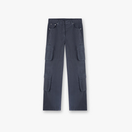 Fender Wide Leg Cotton Cargo Trousers