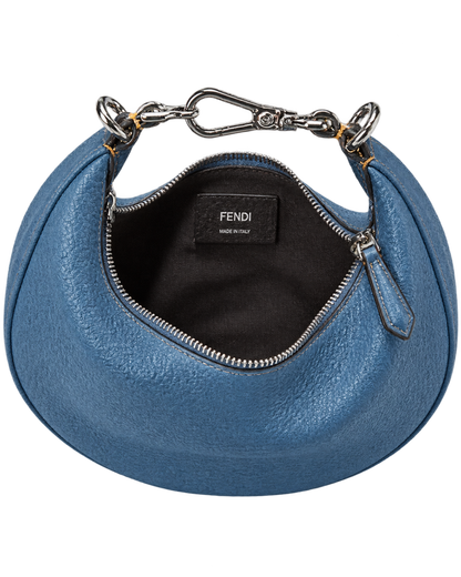Fendi Blue Fendigraphy Mini Cross Body Bag