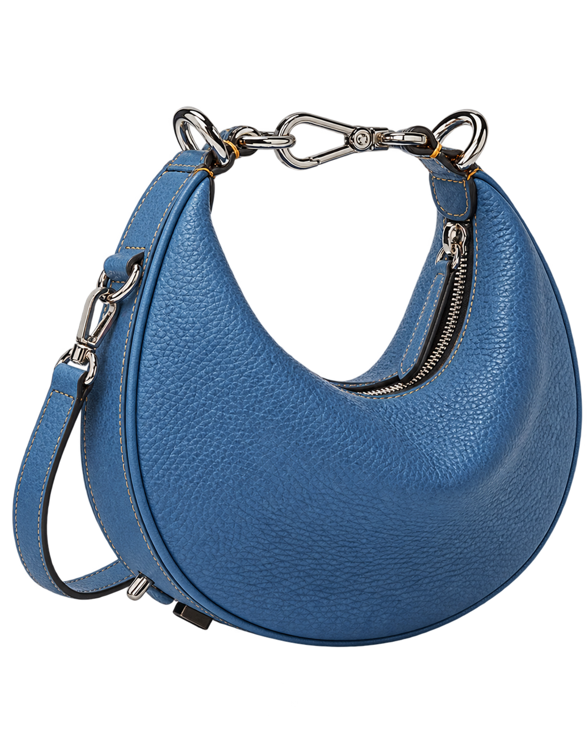 Fendi Blue Fendigraphy Mini Cross Body Bag
