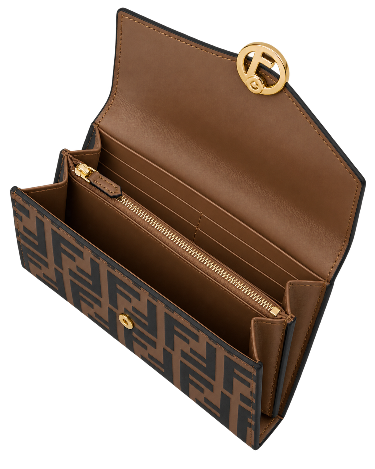 Fendi Brown leather wallet