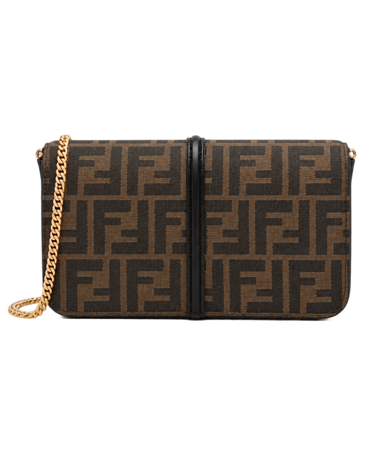 Fendi Fendigraphy jacquard chain wallet