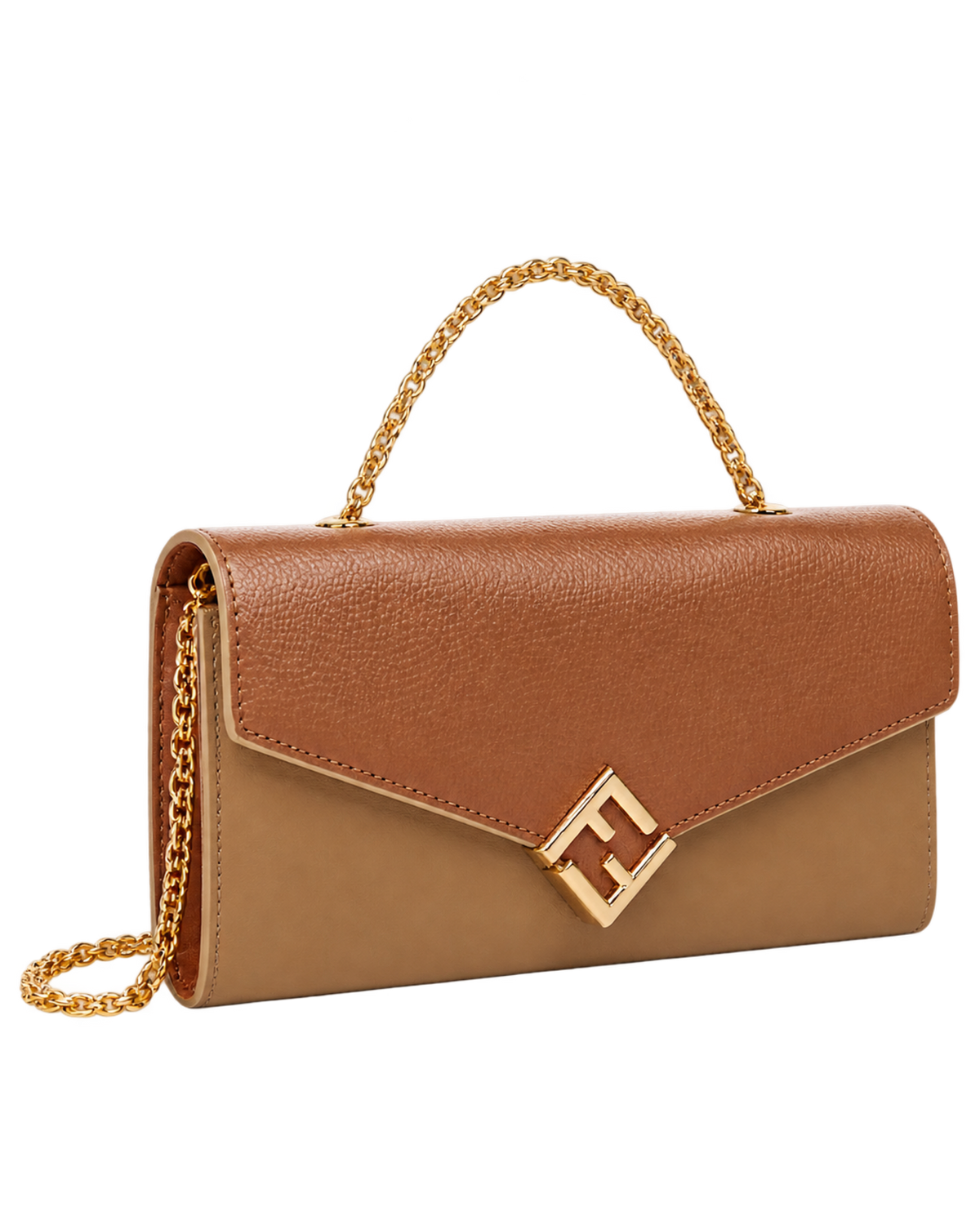Fendi FF Diamonds chain wallet
