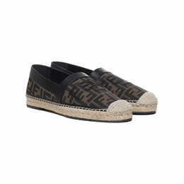 Fendi Jacquard Espadrilles With All-over Ff Logo