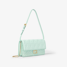 Fendi Light green nappa leather wallet with FF motif