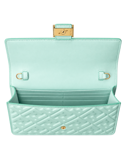 Fendi Light green nappa leather wallet with FF motif