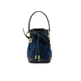 Fendi Mon Tresor Mini Bucket Bag in Denim