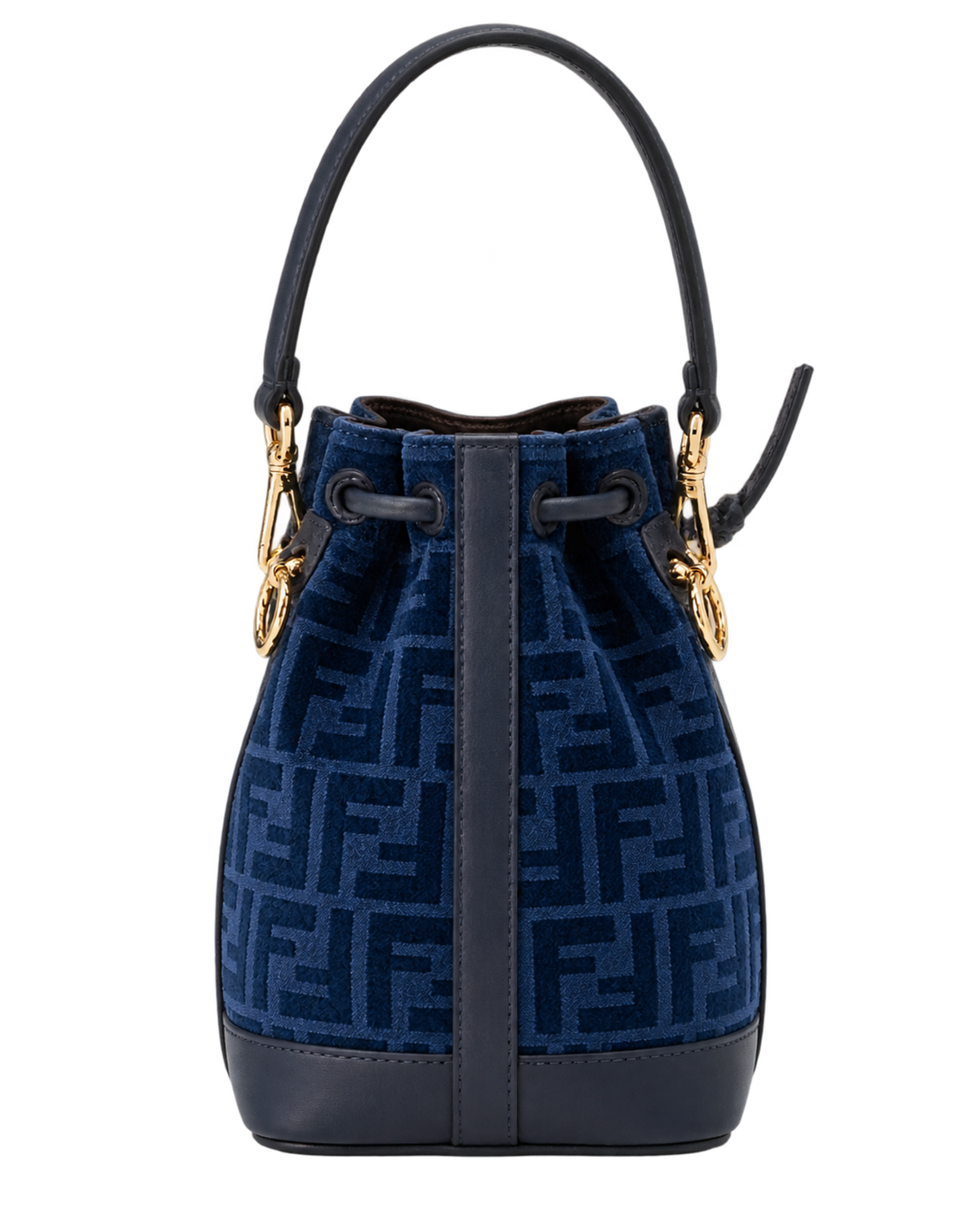 Fendi Mon Tresor Mini Bucket Bag in Denim